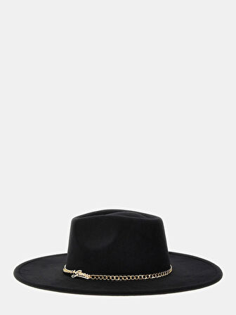 Guess Fedora Kadın Siyah Şapka AW5367POL01-BLA