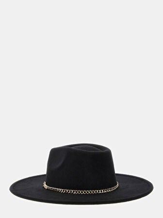 Guess Fedora Kadın Siyah Şapka AW5367POL01-BLA