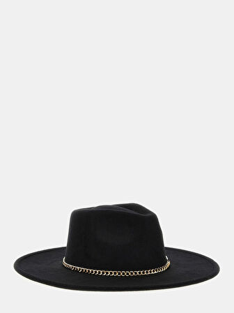 Guess Fedora Kadın Siyah Şapka AW5367POL01-BLA