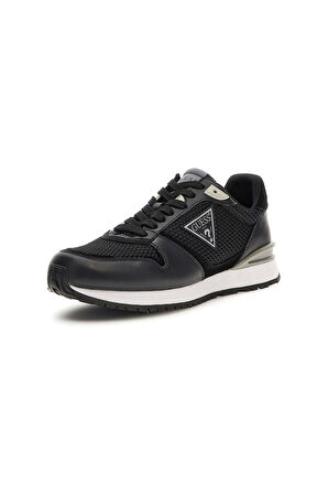 Erkek Island File Detaylı Sneaker - Siyah  | 42