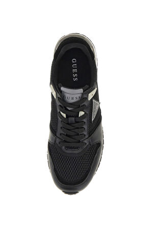 Erkek Island File Detaylı Sneaker - Siyah  | 44