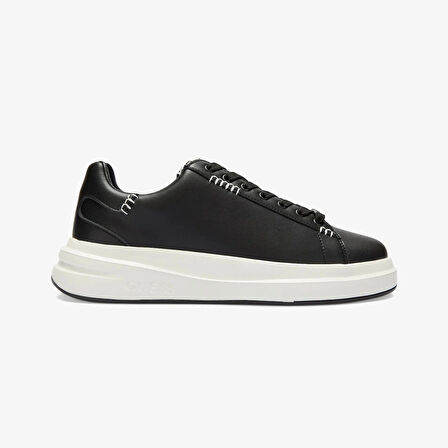 Guess Elba Erkek Siyah Deri Sneaker FMTLBALEA12-BLACK