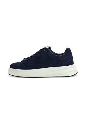 Erkek Elba Süet Kalın Tabanlı Sneaker - Lacivert  | 42