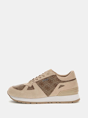 Guess Tresa Erkek Bej/Kahverengi Sneaker FMTTREELL12-BEIBR