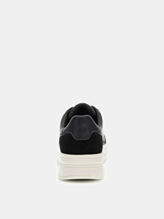 Guess Winno Erkek Siyah Deri Sneaker FMTWI3ELE12-BLACK