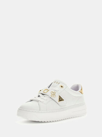Guess Drift Kadın Beyaz Sneaker FLTDRIELE12-WHITE