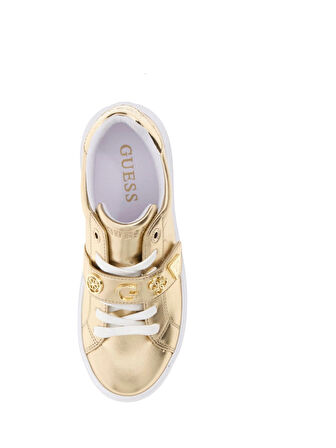 Guess Drift Kadın Sarı Sneaker FLTDRILEL12-PLATI