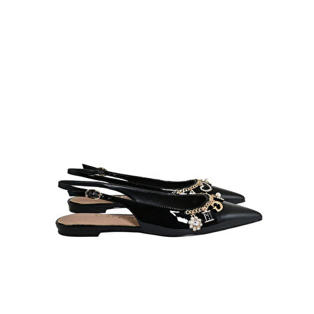 Guess Daisee2 Kadın Siyah Topuklu Ayakkabı FLTD2SPAF05-BLACK