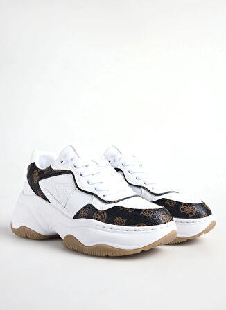 Guess Beyaz Kadın Sneaker FLTHPYFAL12-WHIBR