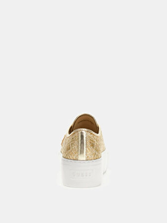 Guess Joezi Kadın Altın Sneaker FLTJOEFAP12-GOLD