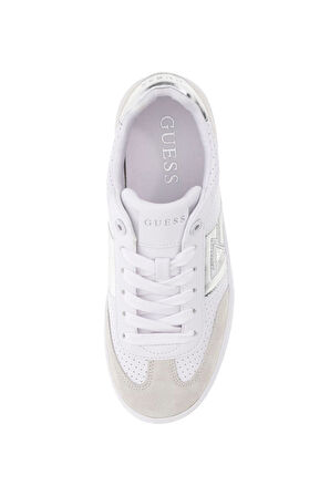 Kadın Nochee Süet ve Metalik Detaylı Sneaker - Beyaz  | 36