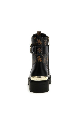 Kadın Oranda2 Monogram Desenli Toka Detaylı Bot - Siyah  | 39