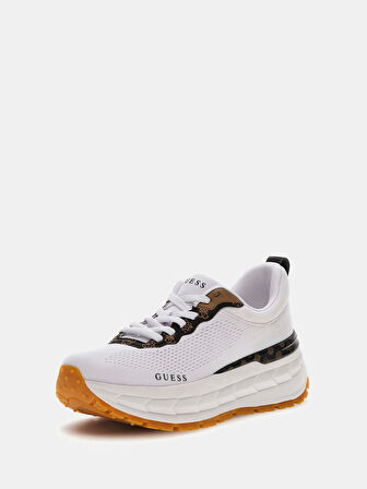 Guess Runit2 Kadın Beyaz Sneaker FLTRT2FAB12-WHITE