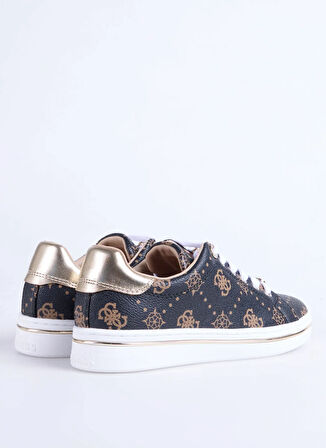 Guess Siyah - Kahve Kadın Sneaker FLTSS3FAL12-BLKBR