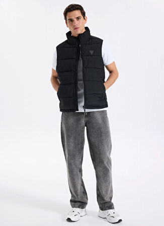 Guess Siyah Erkek Yelek Z5YL08WGTN0-JBLK New Rohan Erkek Ak