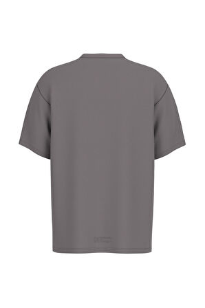 Erkek Azha Aktif Oversize Fit T-shirt - Gri | L