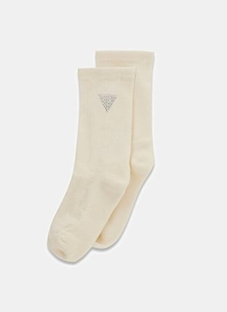 Guess Krem Kadın Soket Çorap V4GZ03ZZ00I-G1O6