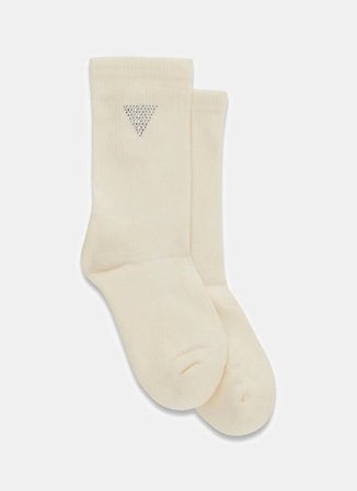 Guess Krem Kadın Soket Çorap V4GZ03ZZ00I-G1O6