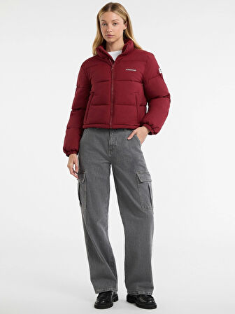 Guess Gj Cropped Kadın Kırmızı Mont W4BL20WGII2-G5M3