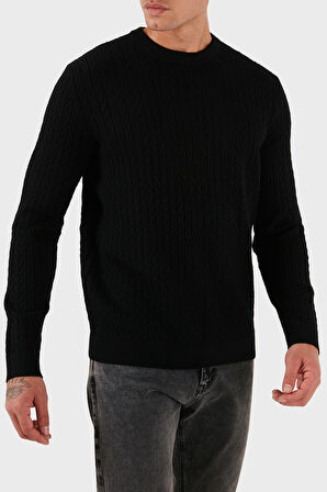 Guess Erkek Kazak M5BR41 Z2ZK2 JBLK