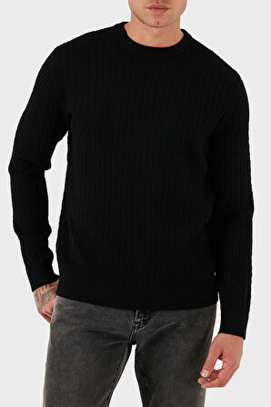 Guess Erkek Kazak M5BR41 Z2ZK2 JBLK