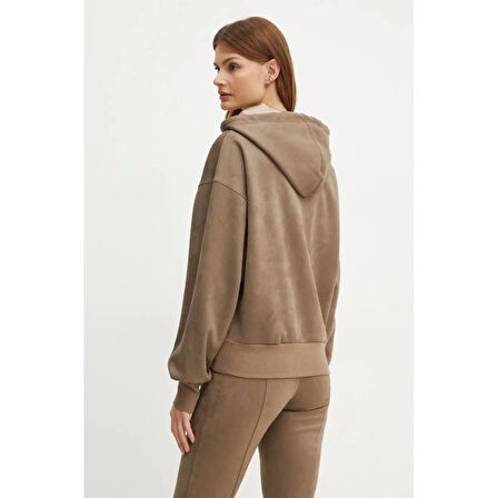 Guess Eco Kadın Krem Scuba Sweatshirt W4BQ09KAUJ2-A115