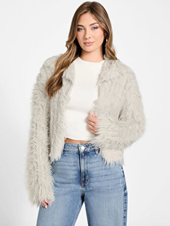 Guess Lara Kadın Bej Yün Karışımlı Triko W5BR60Z0880-F9AW