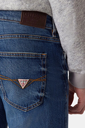 Guess Mason Erkek Mavi Regular Fit Jean M5BAR7D4K3B-FLXI