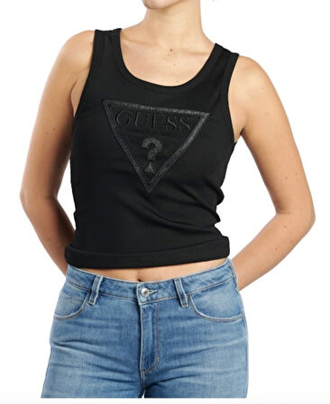 Guess Viviana Kadın Siyah Top W5BP10KCXJ2-JBLK