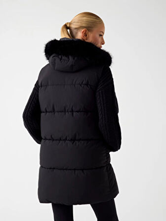 Guess Katrina Kadın Siyah Yelek W5BL81W3282-JBLK