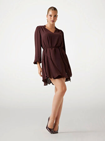 Guess Wanda Kadın Kahverengi Elbise W5BK51WGLA2-G1G5