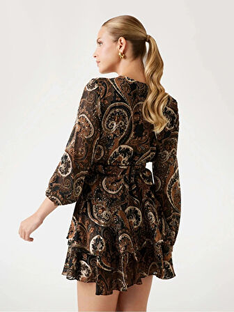 Guess Clarisse Kadın Çok Renkli Elbise W5BK53W2770-P1WT