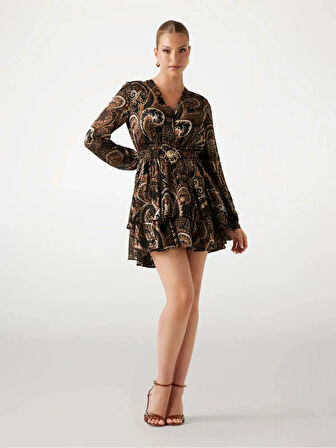 Guess Clarisse Kadın Çok Renkli Elbise W5BK53W2770-P1WT