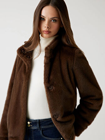 Guess Luna Kadın Kahverengi Kürk W5BL64W3920-F18S