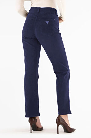 Guess Euphoria Kadın Mavi Modal Karışımlı Regular Fit Pantolon W5BA33WFQYB-G77G