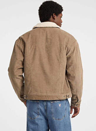 Guess Jeans Standart Kahve Erkek Ceket M5BL1FW2061-CPRC Guess Jeans Erkek