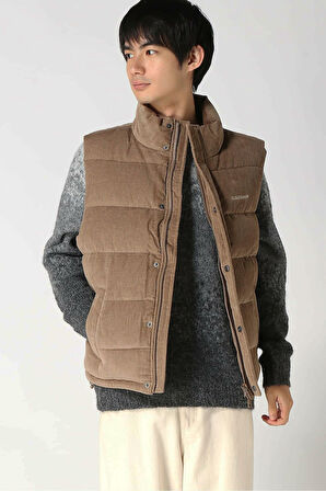 Erkek Regular Fit Yelek - Kahverengi | M