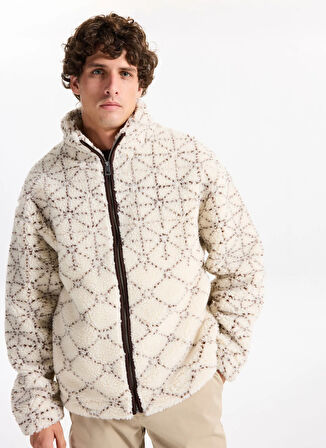 Guess Dik Yaka Ekru Erkek Sweatshırt M5BL22K9GV2-P1UC Soldier Erkek Cek