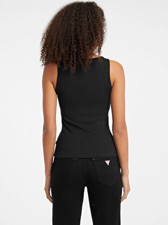 Guess Kadın Siyah Top W5BP04KA0H1-JBLK