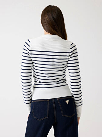 Guess Helen Kadın Çok Renkli Yün Karışımlı Triko W5BR36Z0422-S00J