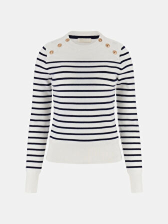 Guess Helen Kadın Çok Renkli Yün Karışımlı Triko W5BR36Z0422-S00J