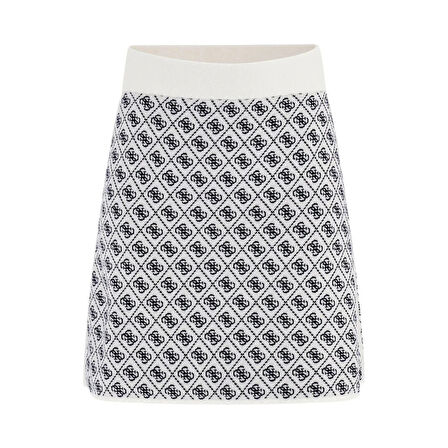 Guess Aubrey Kadın Çok Renkli A Kesim Yün Karışımlı Triko Etek W5BD81Z3JD2-F0YU