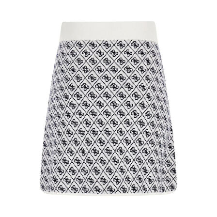 Guess Aubrey Kadın Çok Renkli A Kesim Yün Karışımlı Triko Etek W5BD81Z3JD2-F0YU