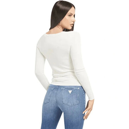 Guess Saylor Kadın Beyaz Triko W5BR41Z2NQ2-G012