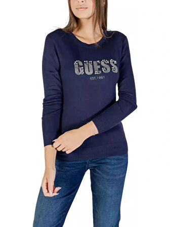 Guess Reyna Kadın Mavi Triko W5BR40Z2NQ2-G77G