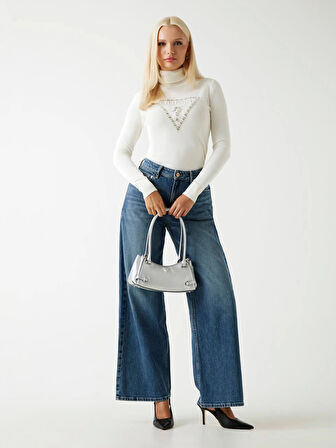 Guess Melanie Kadın Beyaz Triko W5BR39Z2NQ2-G012