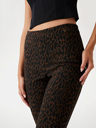 Guess Creta Kadın Çok Renkli Slim Fit Pantolon W5BB18W2362-P1V0