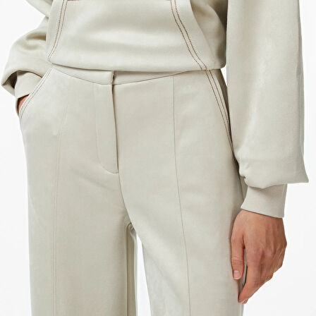 Guess Tailoring Kadın Krem Tailored Fit Scuba Eşofman Altı W5BB53KAUJ2-A115