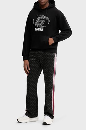 Guess Parimo 4G Logolu Regular Fit Normal Bel Düz Paça Pantolon Z5BB07K2042 Erkek PANTOLON Z5BB07 K2042 FJ9N SİYAH