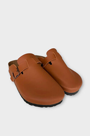 Unisex Toka Detaylı Mantar Anatomik Tabanlı Terlik  TABA